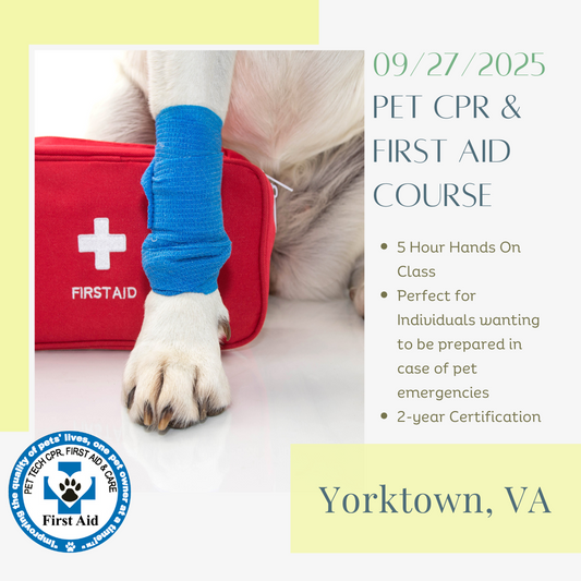 09/27/2025 | Pet CPR & First Aid Course | YORKTOWN, VA